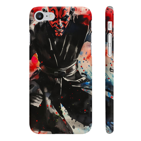Slim Glossy Darth Maul Sith Lord Phone Case for iPhone 7/8 Plus.
