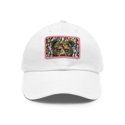 Bape Camo x Murakami Collaboration Baseball Cap, White/Light Brown Rectangle Shape