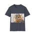 Chewbacca Watercolor T-Shirt in Charcoal, Crew Neck Cotton Tee