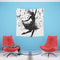 Dancing to Life: A Silhouette Tapestry | Wall Tapestry | All Over Print, AOP, Decor, Halloween, Home & Living, Home Decor, Indoor, Spring Essentials, Sublimation, Tapestry | Prints with Passion