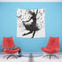 Dancing to Life: A Silhouette Tapestry | Wall Tapestry | All Over Print, AOP, Decor, Halloween, Home & Living, Home Decor, Indoor, Spring Essentials, Sublimation, Tapestry | Prints with Passion
