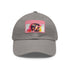 Vibrant watercolor Hugh Jackman cap with neon colors for baseball fans.