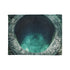 Stargate Opening Beneath Ocean Floor Plush Fleece Throw Blanket