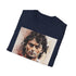 Paolo Maldini charcoal cotton crew neck tee, DTG print, regular fit.
