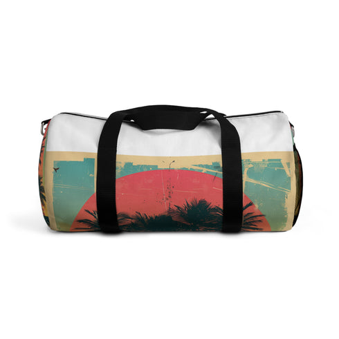 Retro Sunset Duffel Bag