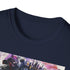 Charcoal cotton Transformers t-shirt featuring Megatron design.