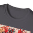 Charcoal cotton T-shirt featuring Darth Maul illustration with crew neck