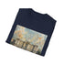 Royal Watercolor Buckingham Palace T-Shirt Charcoal Small Men's Women's Cotton Summer