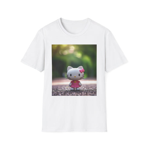 Hello Kitty safari adventure cotton crew neck t-shirt, charcoal, regular fit.
