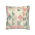 Soft Pastel Geometrics Pillowcase - Modern seamless design in soothing colors for stylish bedroom decor