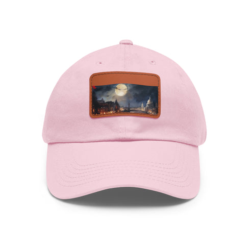 Stylish unisex cotton baseball cap inspired by London's skyline.