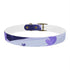 Lavender Fields Dog Collar: Stylish Floral Pattern M Black Onyx