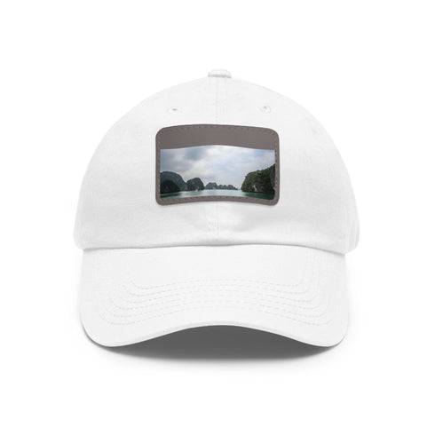 Halong Bay Emerald Waters Cotton Cap with Light Brown Patch.