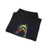 Yorkie Furry Friend Navy Hoodie with Watercolor Yorkshire Terrier Graphic
