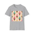 Sweet Indulgence Charcoal T-Shirt with Ice Cream Cone Sprinkles Pattern