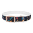Festive Fireworks Dog Collar in Vibrant Black Onyx for MEDIUM Dogs