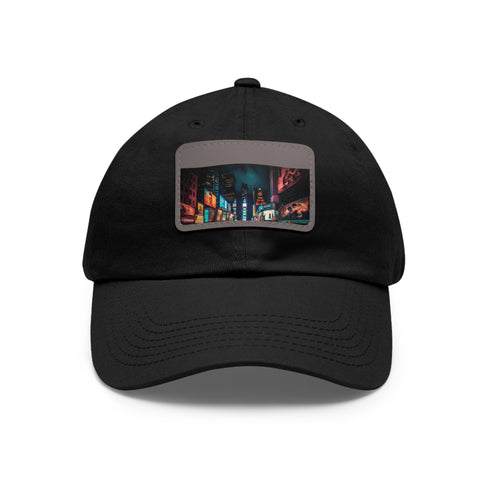 Times Square Nights Embroidered Baseball Cap