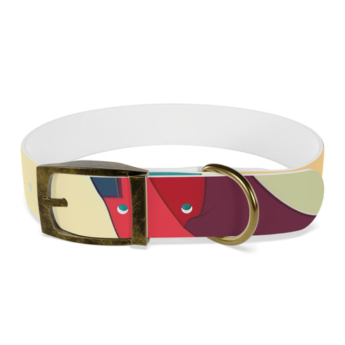 Retro Waves Dog Collar: Vibrant, Stylish and Fun!