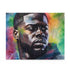 Vibrant watercolor Kevin Hart puzzle, 120 pieces, perfect for fans.
