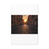Rome Cobblestone Streets Warm Sunset Stretched Canvas Wall Art - View 3 | Prints With Passion