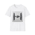 Star Wars Tie Fighter T-Shirt in Charcoal, S - DTG, Unisex