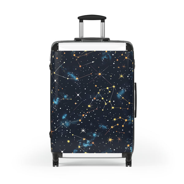 Elegant Constellation Suitcase with starry skies design for travelers