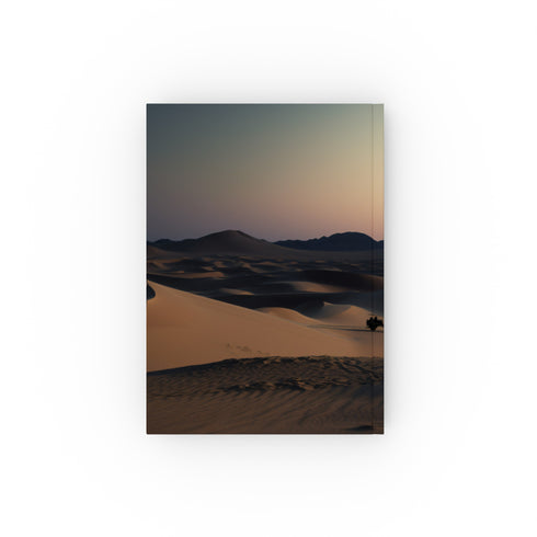 Moonlit Dunes Desert Night Journal - Capture Desert Dreams under a Luminous Moon - Perfect Gift for Writers