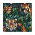 Tiger Paradise Canvas Print, Jungle Pattern, Majestic Tigers, Home Decor.