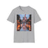 Charcoal cotton crew neck T-shirt with enchanting Disney Castle design
