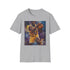 Magic Johnson T-Shirt: Charcoal crew neck cotton tee with iconic NBA design.
