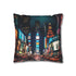 Times Square Night Double-Sided Square Cushion Cover