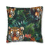 Wild Tiger Safari Pillow Case - Transform your bedroom with majestic tigers in lush jungle foliage
