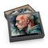 Eminem watercolor jigsaw puzzle featuring iconic rapper in vibrant colors.