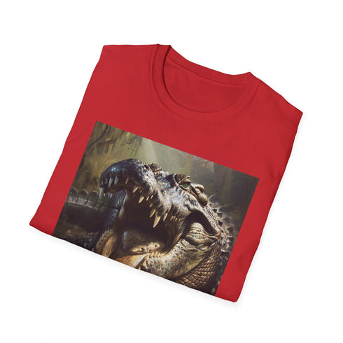 Silent Hunter Crocodile Charcoal T-Shirt for Men and Women
