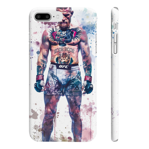 Bold Octagon Intensity phone case with dynamic watercolor design for iPhone 7 Plus.