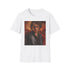 Charcoal cotton T-shirt featuring vivid Anakin Skywalker painting with crew neck