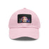Regal Glow: Queen Elizabeth II Watercolor Neon Cap