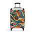 Retro Waves Vibrant Suitcase Pattern