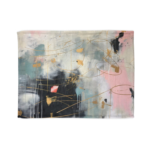 Tranquil mint green sublimation blanket for serene home decor enthusiasts.