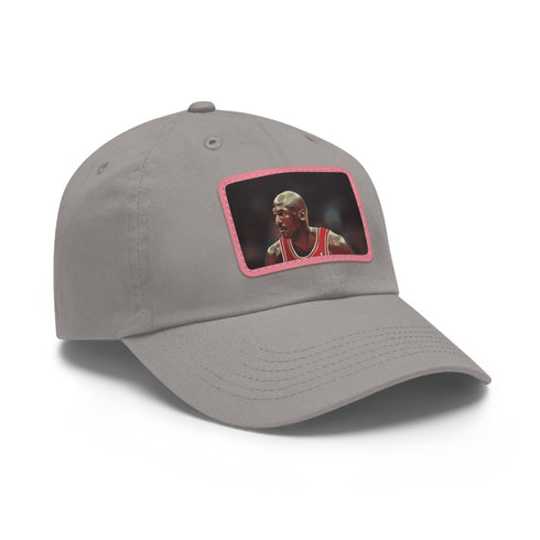 MJ Chicago Bulls Legacy Cap in White with Light Brown Patch