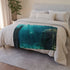 Sunken City Awakening with Energy Plush Fleece Throw Blanket