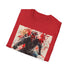 Charcoal cotton crew neck T-shirt featuring Darth Maul Sith artwork