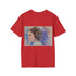 Galactic princess Leia watercolor t-shirt in charcoal, regular fit, crew neck.