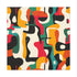 Vibrant abstract canvas art in bold, bright colors for home decor.