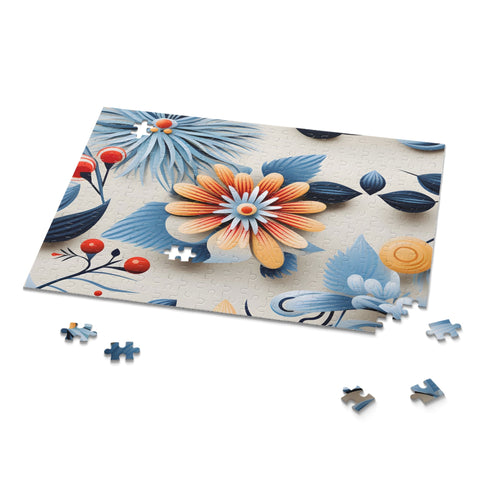Vibrant floral bouquet jigsaw puzzle for flower lovers and puzzle enthusiasts.