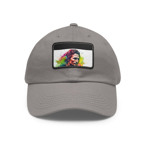 McConaughey Neon Dreams Cap in White with Light Brown Patch