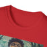 Charcoal cotton crew neck Giannis portrait T-shirt in size Small.