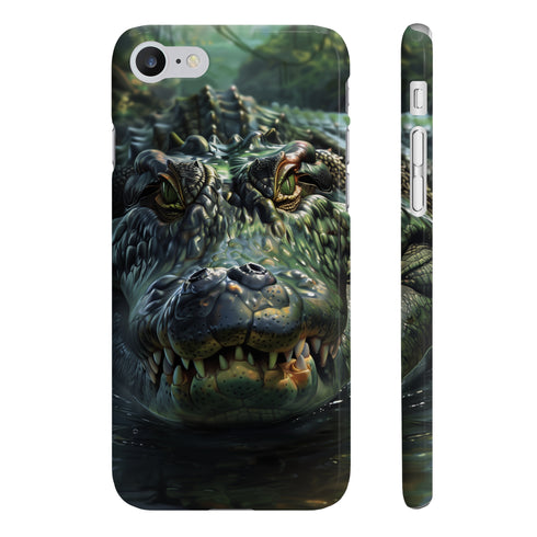 Ancient Predator Crocodile Glossy iPhone 7 Plus Phone Case