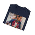 Striking Power Alex Morgan Soccer Painting T-Shirt in Charcoal size S