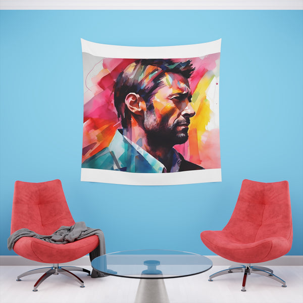 Wolverine's Allure: A Tapestry of Hugh Jackman's Magnetic Magnetism
This | Wall Tapestry | All Over Print, AOP, Decor, Halloween, Home & Living, Home Decor, Indoor, Spring Essentials, Sublimation, Tapestry | Prints with Passion